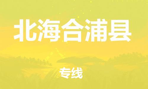邯鄲到北海合浦縣物流公司-物流公司保證時效-「上門服務」